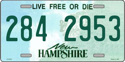NH license plate 2842953