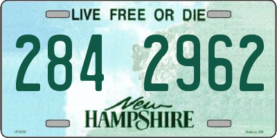 NH license plate 2842962