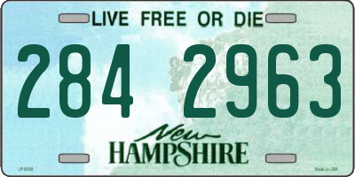 NH license plate 2842963
