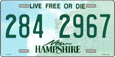 NH license plate 2842967