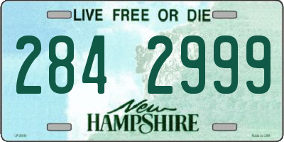 NH license plate 2842999