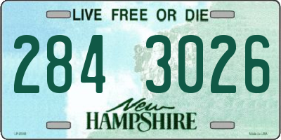 NH license plate 2843026