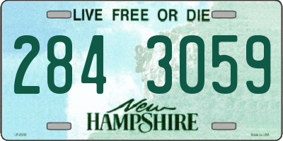 NH license plate 2843059