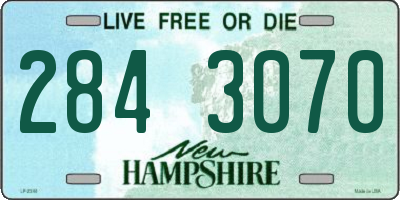 NH license plate 2843070