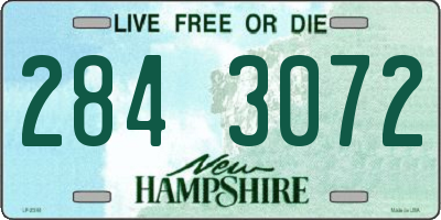 NH license plate 2843072