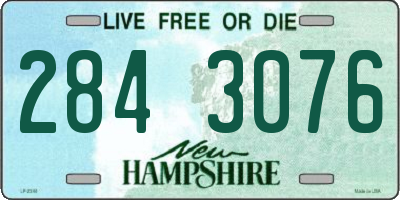 NH license plate 2843076