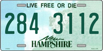 NH license plate 2843112