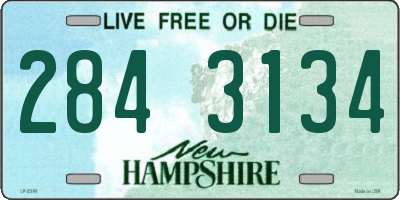 NH license plate 2843134