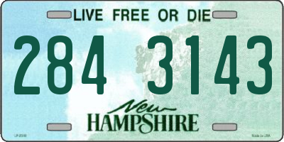 NH license plate 2843143