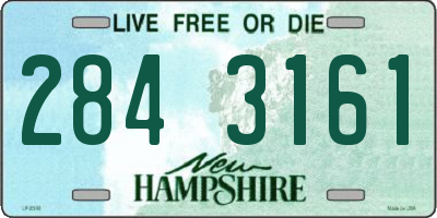 NH license plate 2843161