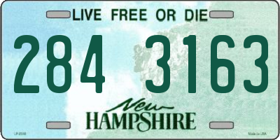NH license plate 2843163