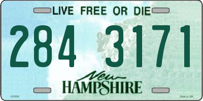 NH license plate 2843171