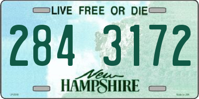 NH license plate 2843172