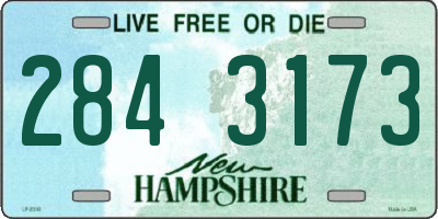NH license plate 2843173
