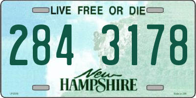 NH license plate 2843178