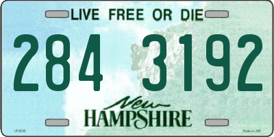 NH license plate 2843192