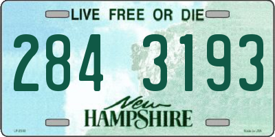 NH license plate 2843193