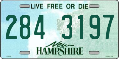 NH license plate 2843197