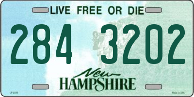 NH license plate 2843202