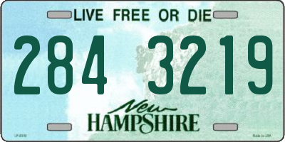 NH license plate 2843219