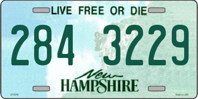 NH license plate 2843229