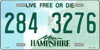 NH license plate 2843276