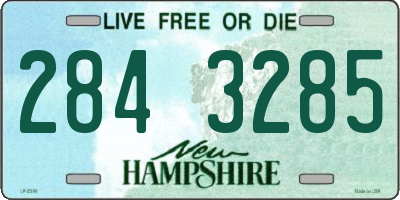 NH license plate 2843285