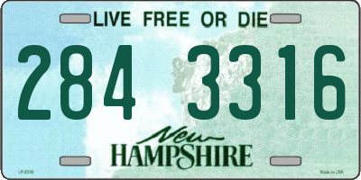 NH license plate 2843316