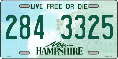 NH license plate 2843325