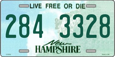 NH license plate 2843328