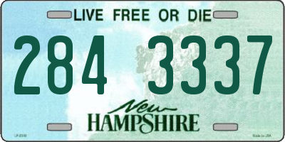 NH license plate 2843337