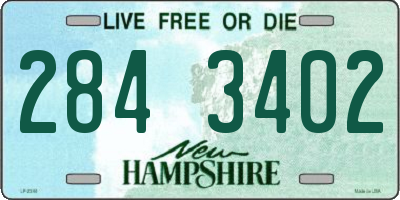 NH license plate 2843402