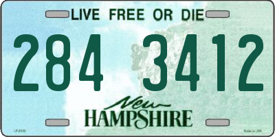 NH license plate 2843412