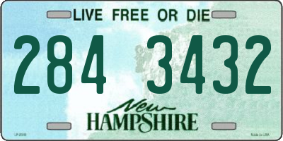 NH license plate 2843432