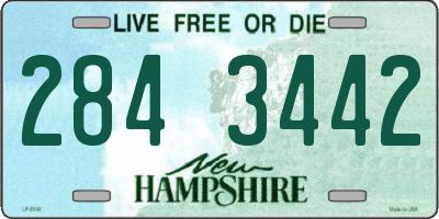 NH license plate 2843442