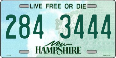 NH license plate 2843444