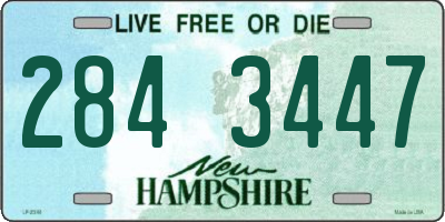 NH license plate 2843447