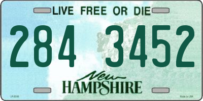 NH license plate 2843452