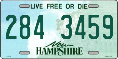 NH license plate 2843459