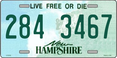 NH license plate 2843467