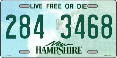 NH license plate 2843468