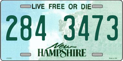 NH license plate 2843473