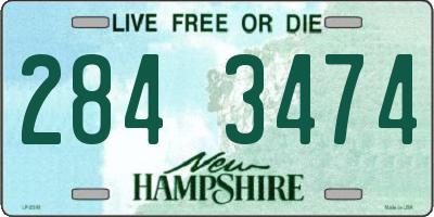 NH license plate 2843474