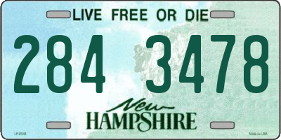 NH license plate 2843478