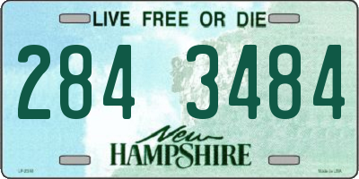 NH license plate 2843484
