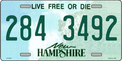 NH license plate 2843492