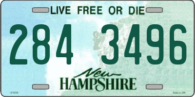 NH license plate 2843496