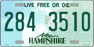 NH license plate 2843510
