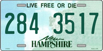 NH license plate 2843517