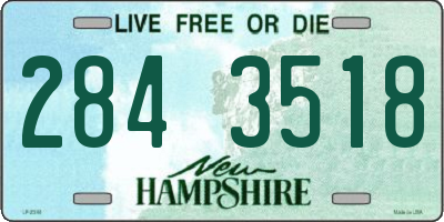 NH license plate 2843518